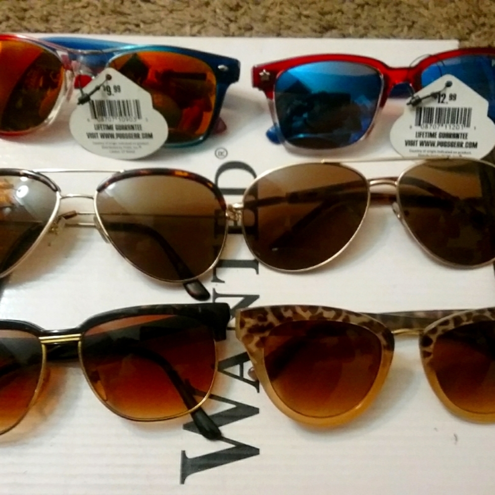 Sunglasses; some NWT